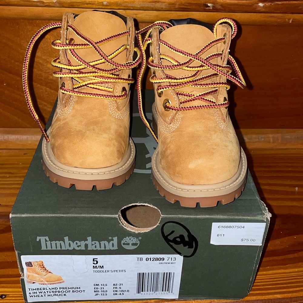 Timberland, Wheat, Size 5c